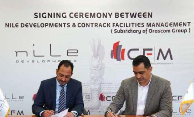 Signing ceremony between Nile Developments and CFM
