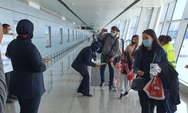 Tourists from Kazakhastan arriving in Hurghada Airport - FILE 
