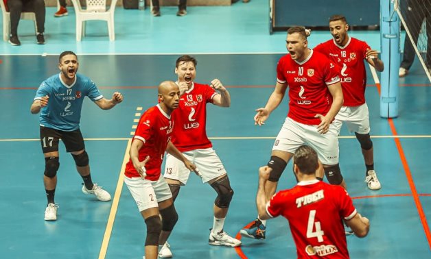 File- Al Ahly volleyball team
