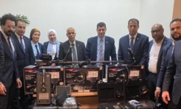 Foiling smuggling attempt of metal detectors at Cairo International Airport – Press Photo 