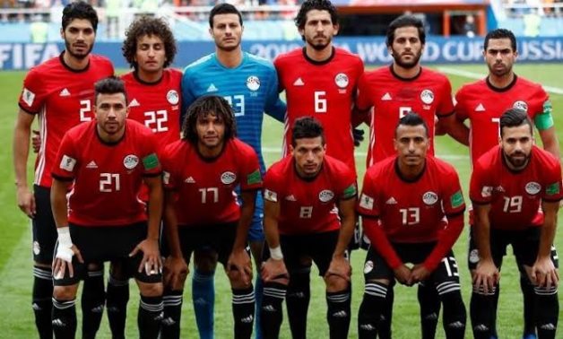 File - Egypt national team during their participation in the 2018 FIFA World Cup