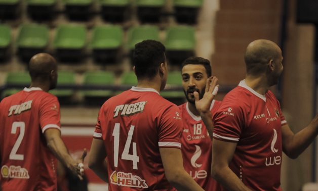 Al Ahly volleyball team, courtesy of Al Ahly official website 