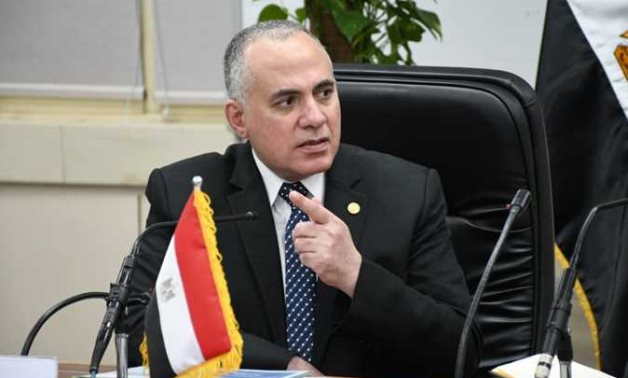 FILE – Minister of Irrigation and Water Resources Mohamed Abdel Aty 