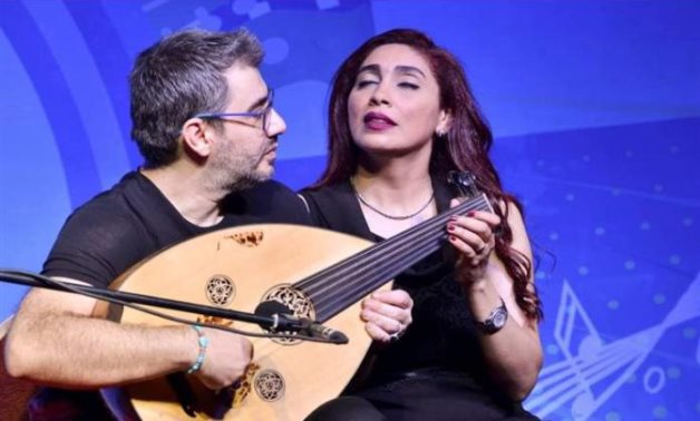FILE - Ghassan & Dina, the oud duo