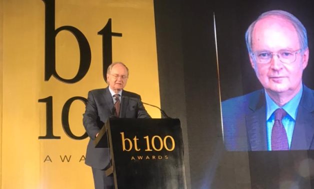 Ambassador and Head of the European Union Delegation to Egypt Christian Berger at BT100 ceremony