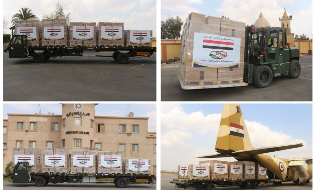 Egyptian military jet carrying aid to Burundi – Press Photo 