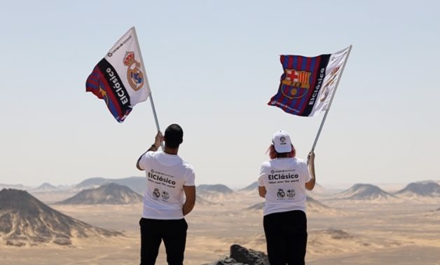 LaLiga fans enjoy the beauty of the Egyptian desert, Source: LaLiga 