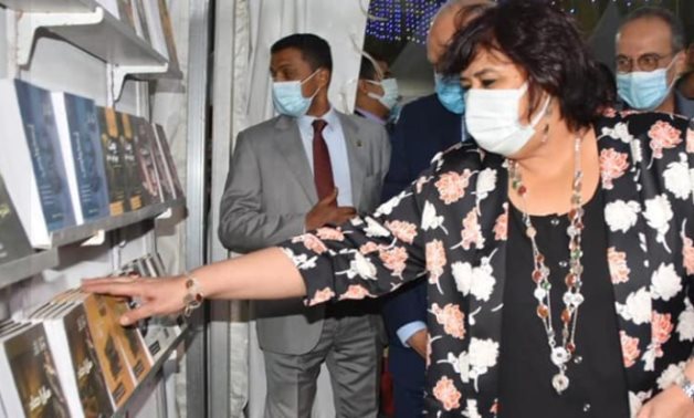 Egypt's culture minister while inspecting 9th Faisal Book Fair - Min. of Culture