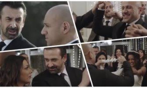 File: A compiled photo from Youssef and Aleya wedding.