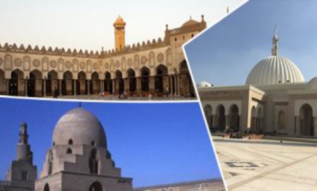 Compiled photo of Al-Azhar Mosque