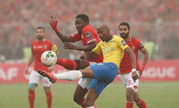 File - Al Ahly will face Mamelodi Sundowns in the CAF Champions League quarter-finals for the third straight season
