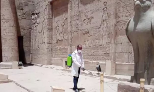 Sanitization works continue in Egypts museums, archaeological sites - Min. of Tourism & Antiquities
