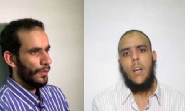 File: The terrorists Mahmoud Imam Negm and Mohamed Hany Qablan.