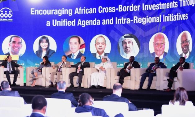 Panel in IPAs Africa Forum 1 including Chairman of the African Affairs Committee at Egypt’s House of Representatives Sherif El-Gabali on June 12, 2021. Press Photo 