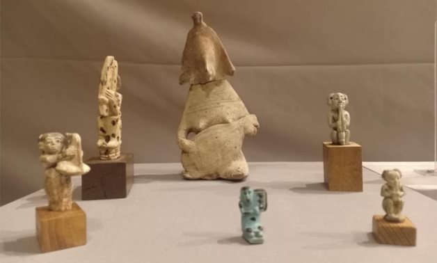 Part of the exhibited artifacts in Egypt's Tahrir Museum in celebration of World Music Day - Min. of Tourism & Antiquities