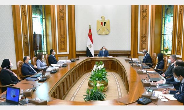 Egypt’s President Abdel Fattah El Sisi meets with the ministerial economic group – Presidency 
