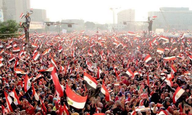 Masses of Egyptians protest during June 30, 2013 Revolution - ET