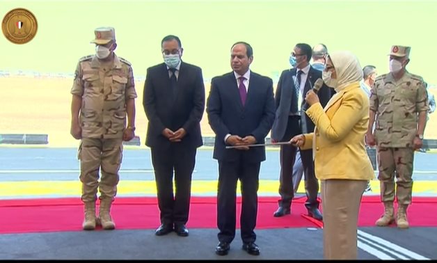 Sisi said the muscle atrophy treatment costs up to $3 million per child and Egypt is determined to secure it although many other countries cannot afford it – Presidency/screenshot