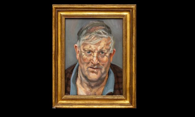 A David Hockney painting by Lucian Freud - Sothebey's 