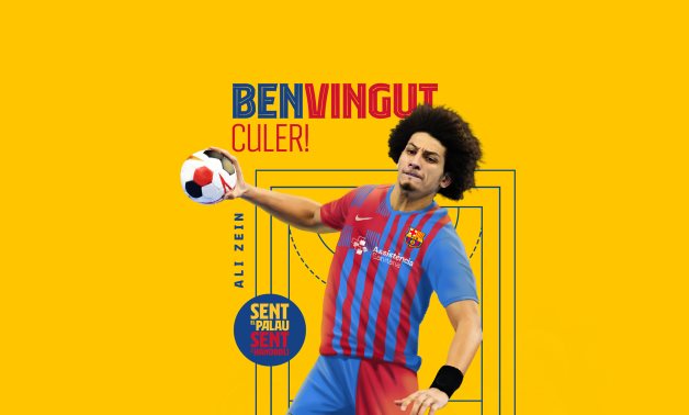File- Ali Zein is a new player for Barcelona handball 