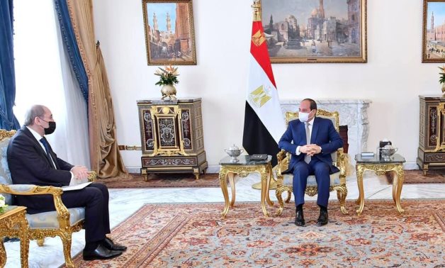 Egyptian President Abdel Fattah El Sisi receives Jordan’s Foreign Minister Ayman Safadi in Cairo – Presidency 