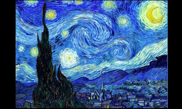 Van Gogh's famous 'Starry Night' - Pixels