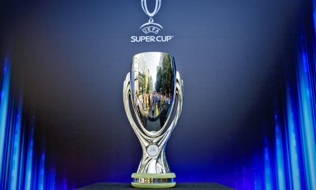 File- UEFA Super Cup trophy 