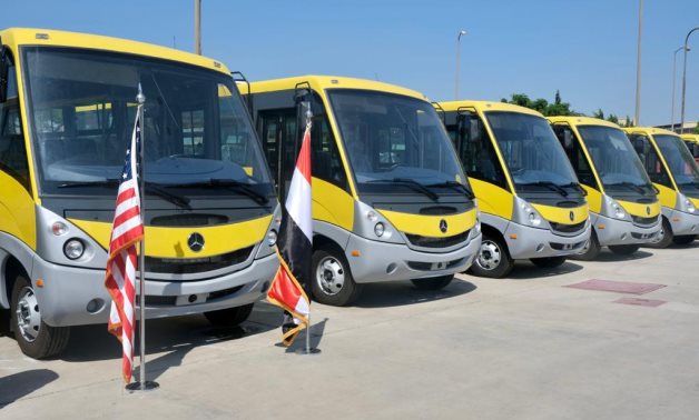 United States delivers 20 brand new buses to North Sinai 