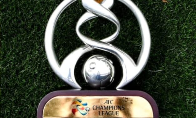 File - AFC Champions League trophy 
