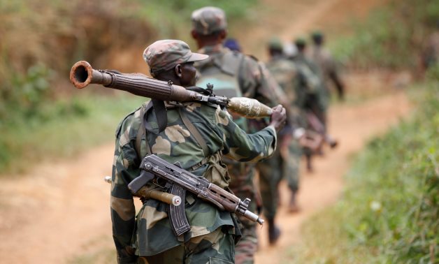 Democratic Republic of Congo military personnel (FARDC) patrol-  REUTERS/Kenny Katombe/File Photo