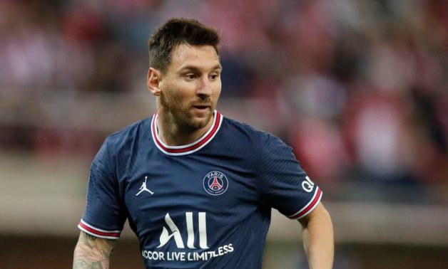 August 29, 2021 Paris St Germain's Lionel Messi REUTERS/Benoit Tessier