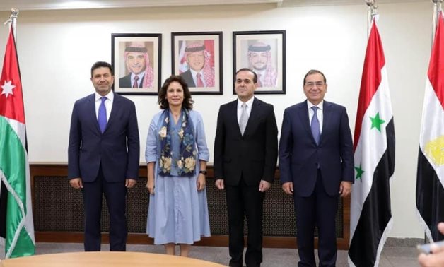Energy ministers of Lebanon, Jordan, Syria and Egypt meet in Amman - Egyptian Ministry of Petroleum 