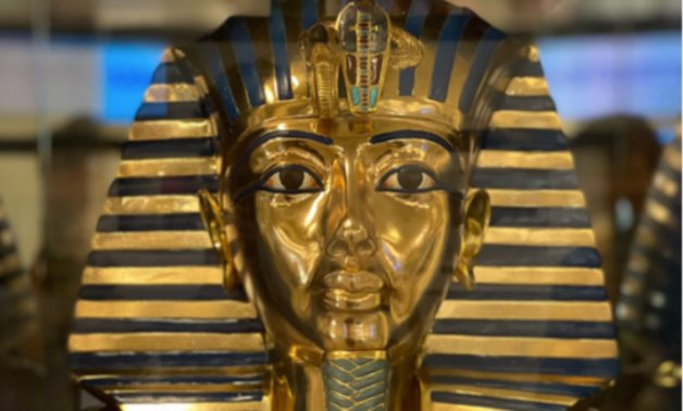The gifted mask of Tutankhamun, a first-class replica of the real mask - Press photo