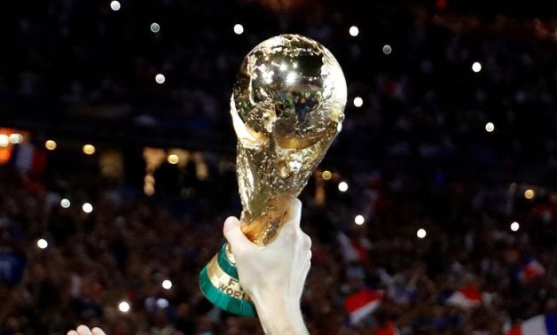 The World Cup trophy, Reuters