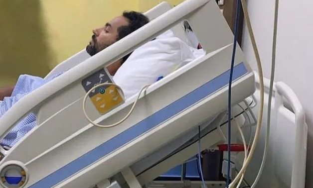 File: Karim Fahmy in the hospital.