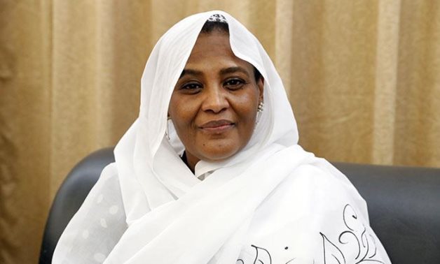FILE – Sudan’s Foreign Minister Mariam Al-Mahdi