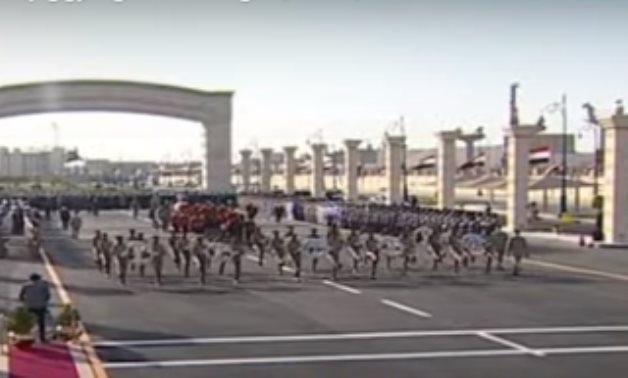 Military funeral of Field Marshal Mohamed Hussein Tantawy - TV screenshot