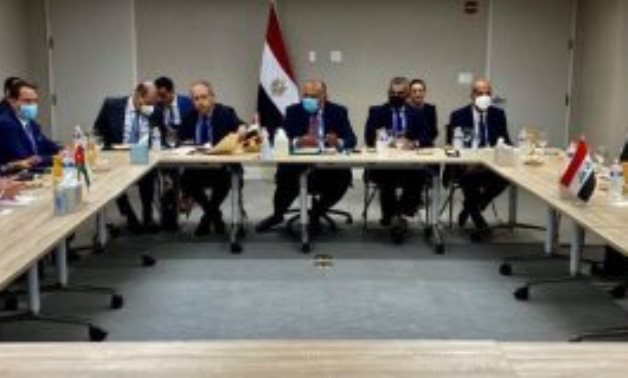 The foreign ministers of Iraq, Egypt and Jordan