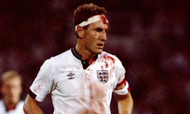 Terry Butcher is well known for playing a World Cup qualifier in 1989 with his England shirt drenched in blood. David Cannon/Allsport