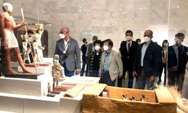 Part of the visit to the NMEC - Min. of Tourism & Antiquities
