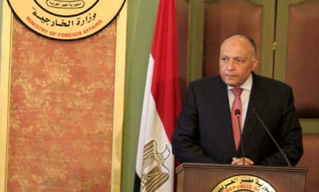 FILE – Egypt’s Foreign Minister Sameh Shoukry - Reuters