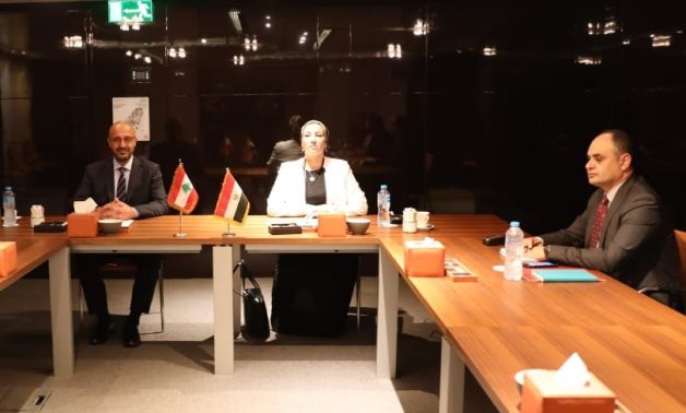 Egypt’s Environment Minister Yasmin Fouad meets with Lebanese counterpart Minister Nasser Yassin – Egyptian Environment Ministry