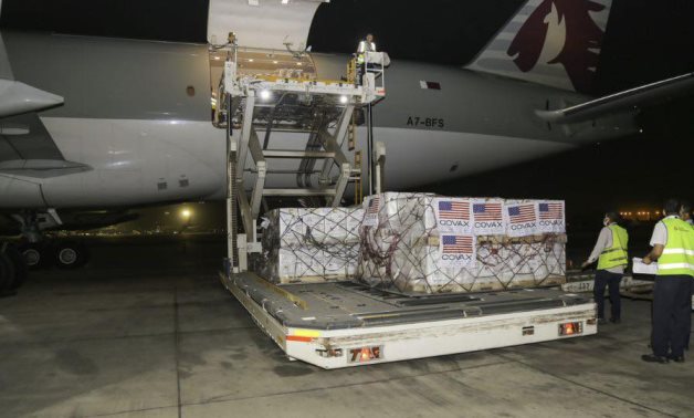 Cairo International Airport receives 2nd shipment of the Pfizer-BioNTech COVID-19 Vaccine provided by the US government - Egyptian Health Ministry