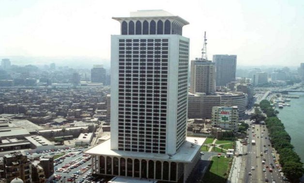 FILE - Headquarters of the Egyptian Ministry of Foreign Affairs in Cairo 
