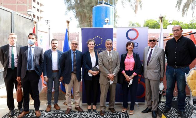 EU and AFD laud Cooperation with MSMEDA on establishing potable water tank in Giza
