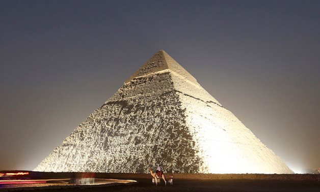 FILE - Great Pyramid of Cheops