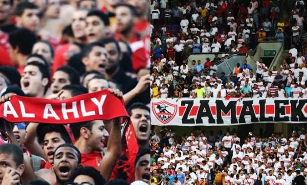 File - Al Ahly and Zamalek fans 