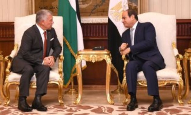 King of Jordan Abdullah II and President Abdel Fatah al-Sisi