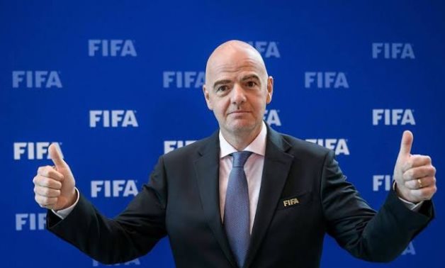  File- The president of FIFA, Gianni Infantino