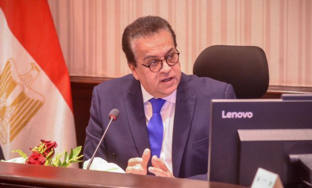 Egyptian Higher Education Minister Khaled Abdel Ghaffar 